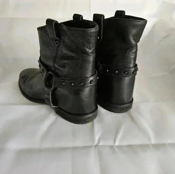 Enzo Angiolini black leather boots. Not‎ new woman's size 7.5 Great condition - Picture 2 of 4